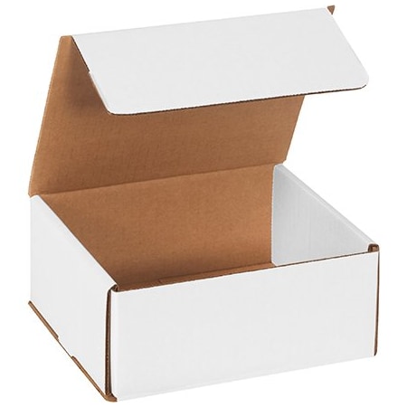 Corrugated Mailers, 7L X 6W X 3H, White